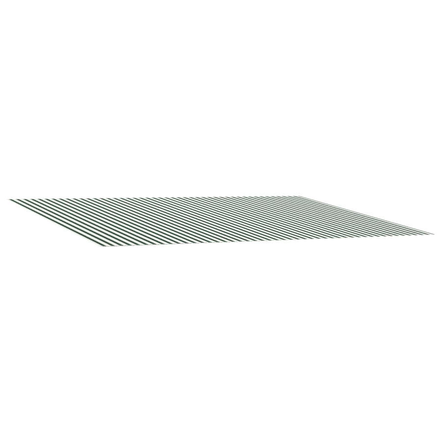 Vervangingsdoek voor zonnescherm Groen en Wit 300 x 250 cm