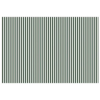 Vervangingsdoek voor zonnescherm Groen en Wit 300 x 250 cm