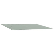 Zonneschermdoek 450x300 cm groen wit polyester