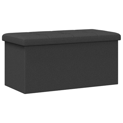 Vouwbare Opbergbank Donkergrijs 180 kg 80 L 77 x 38 x 38 cm
