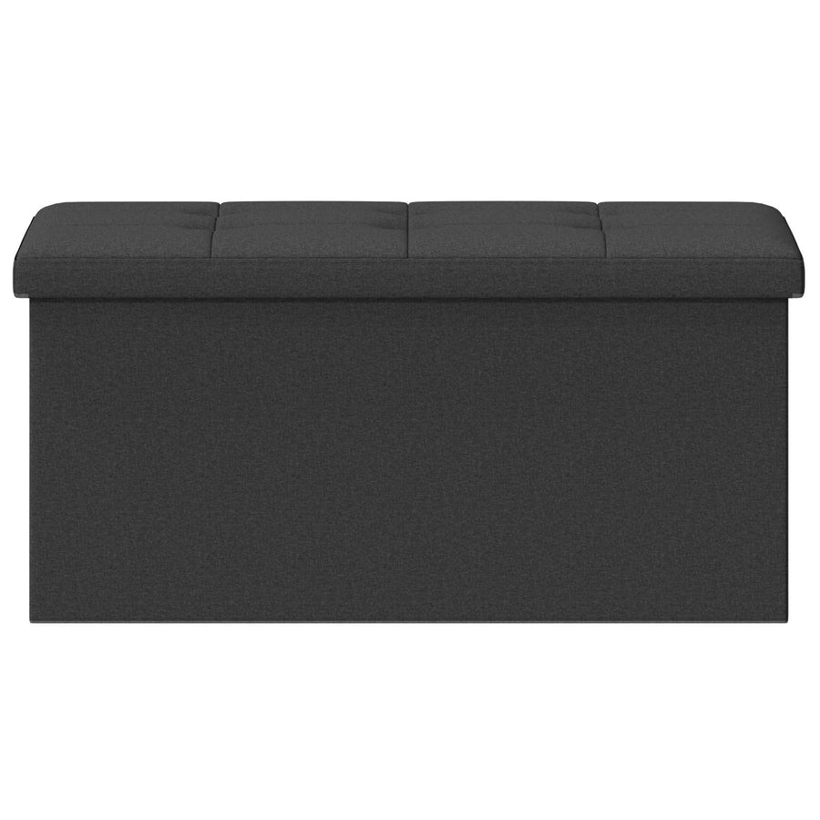 Vouwbare Opbergbank Donkergrijs 180 kg 80 L 77 x 38 x 38 cm