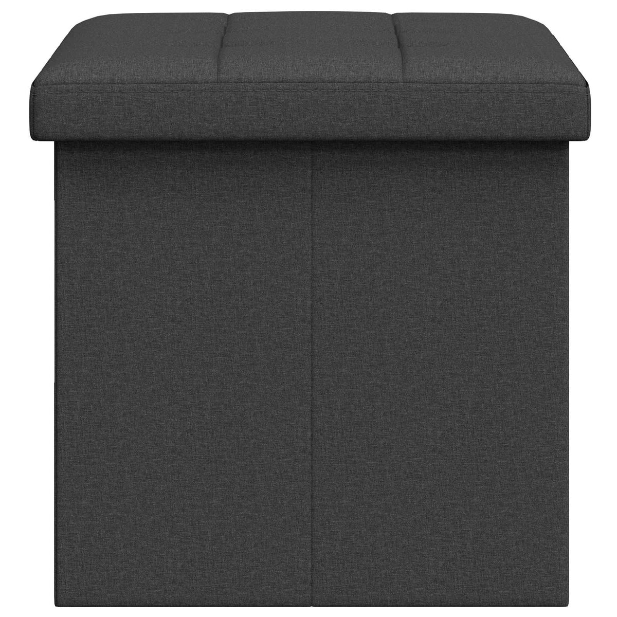 Vouwbare Opbergbank Donkergrijs 180 kg 80 L 77 x 38 x 38 cm
