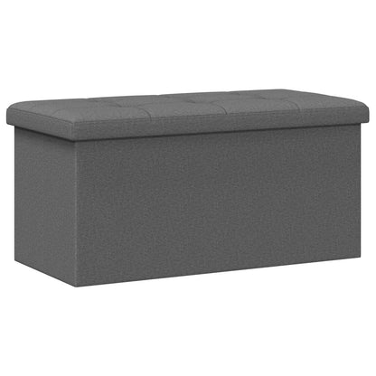 Vouwbare Opbergbank Lichtgrijs 180 kg 80 L 77 x 38 x 38 cm