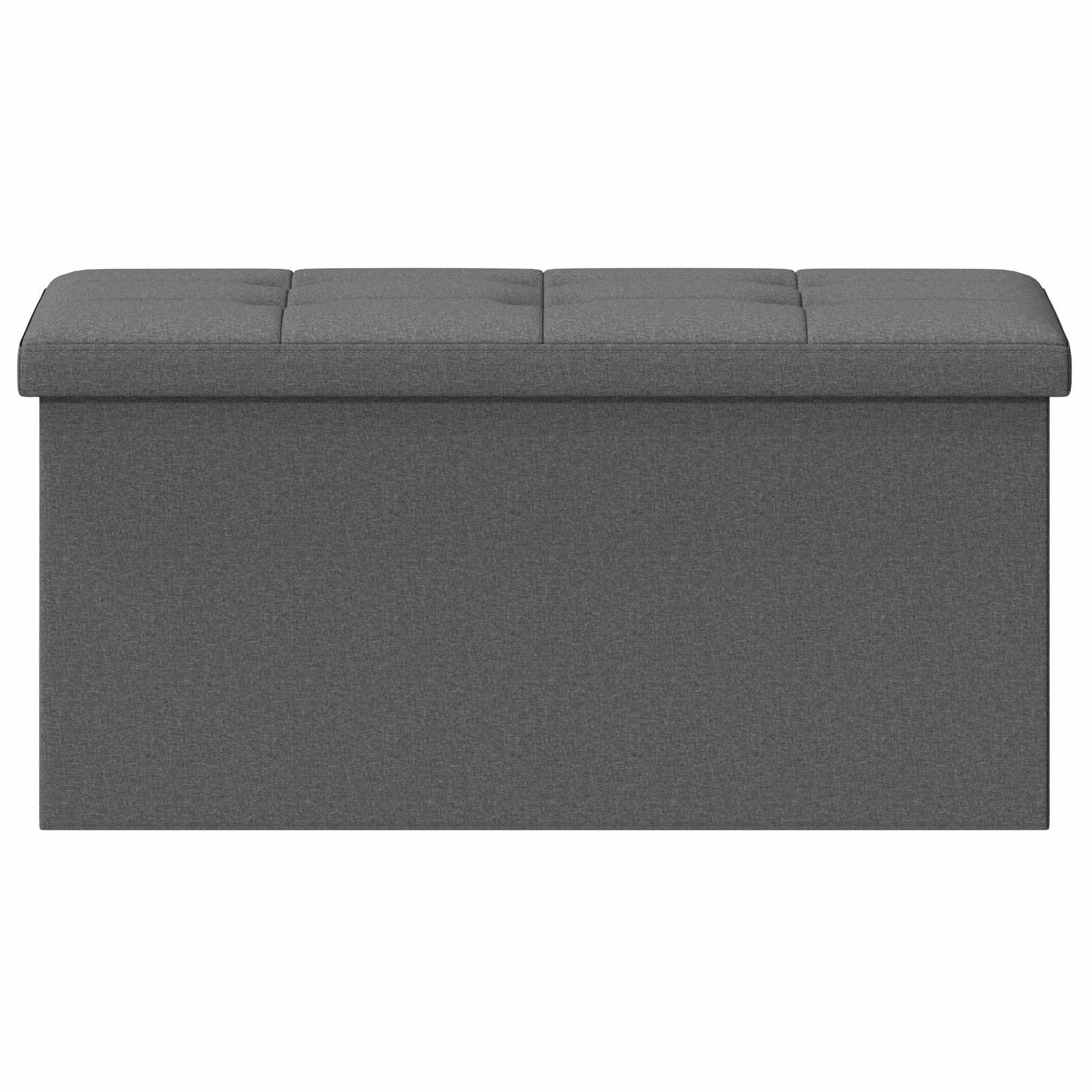 Vouwbare Opbergbank Lichtgrijs 180 kg 80 L 77 x 38 x 38 cm