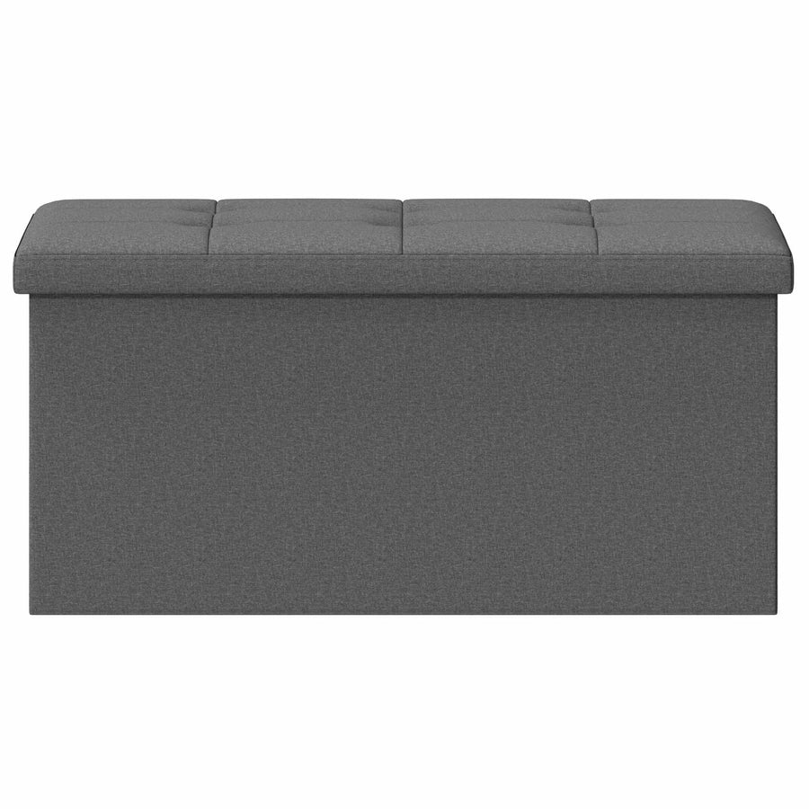 Vouwbare Opbergbank Lichtgrijs 180 kg 80 L 77 x 38 x 38 cm