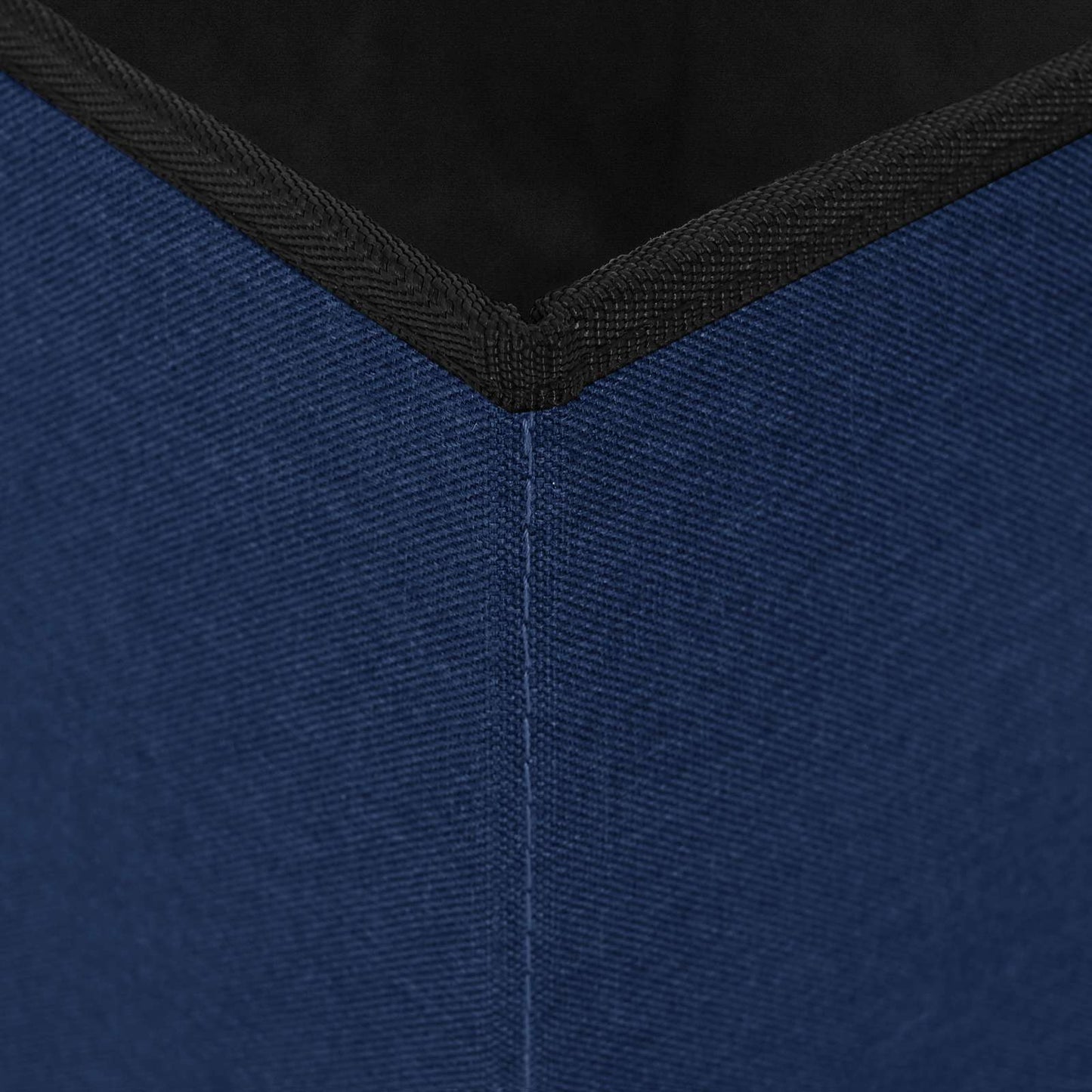 Vouwbare Opbergbank Blauw 180 kg 80 L 77 x 38 x 38 cm Linnen