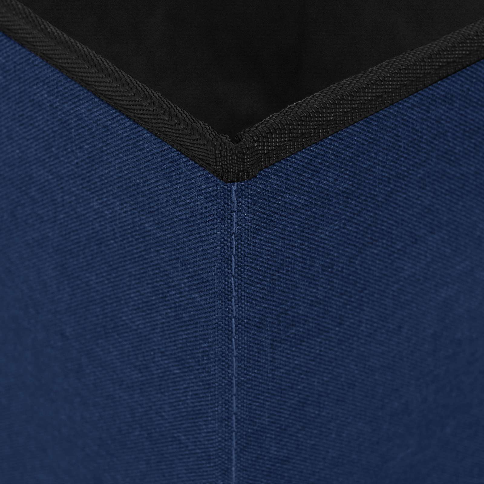 Vouwbare Opbergbank Blauw 180 kg 80 L 77 x 38 x 38 cm Linnen