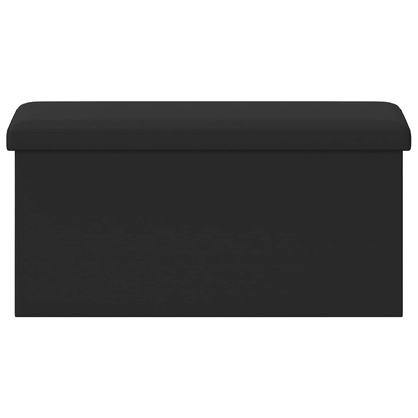 Vouwbare Opbergbank Zwart 180 kg 80 L 77 x 38 x 38 cm PVC
