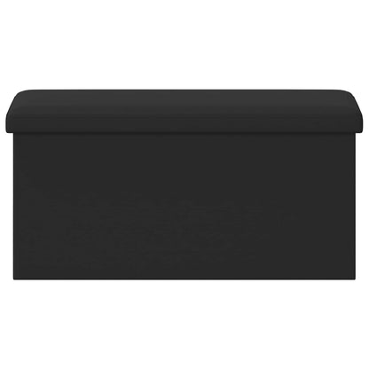 Vouwbare Opbergbank Zwart 180 kg 80 L 77 x 38 x 38 cm PVC