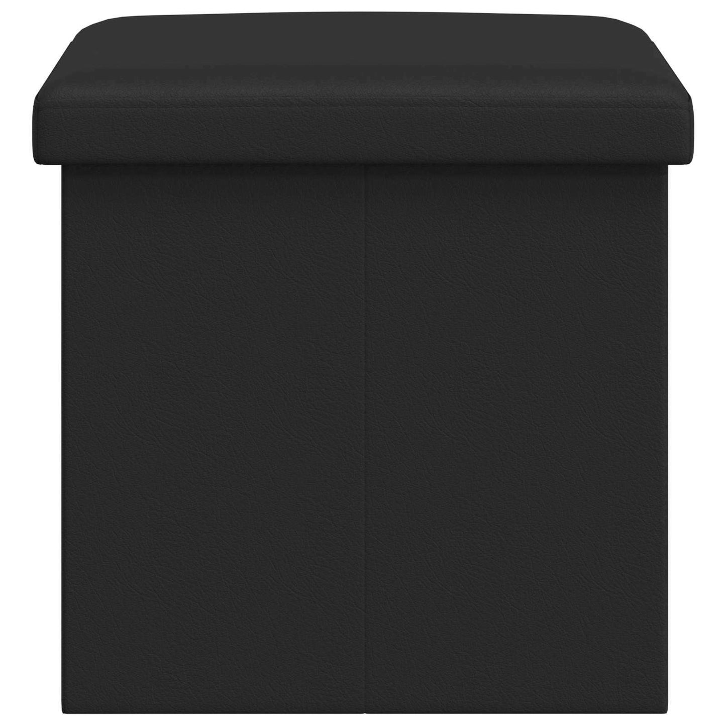 Vouwbare Opbergbank Zwart 180 kg 80 L 77 x 38 x 38 cm PVC
