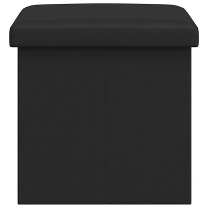 Vouwbare Opbergbank Zwart 180 kg 80 L 77 x 38 x 38 cm PVC