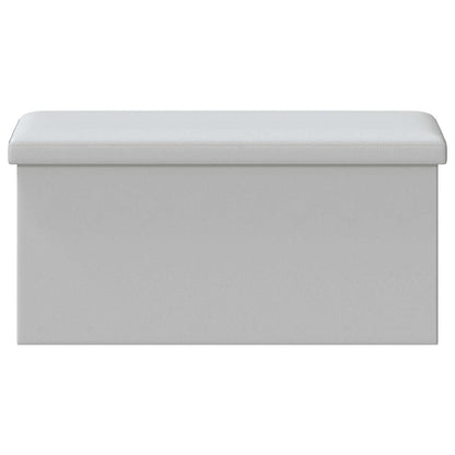 Vouwbare Opbergbank Wit 180 kg 80 L 77 x 38 x 38 cm PVC