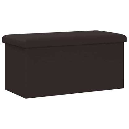 Vouwbare Opbergbank Bruin 180 kg 80 L 77 x 38 x 38 cm PVC