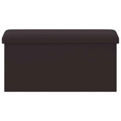 Vouwbare Opbergbank Bruin 180 kg 80 L 77 x 38 x 38 cm PVC
