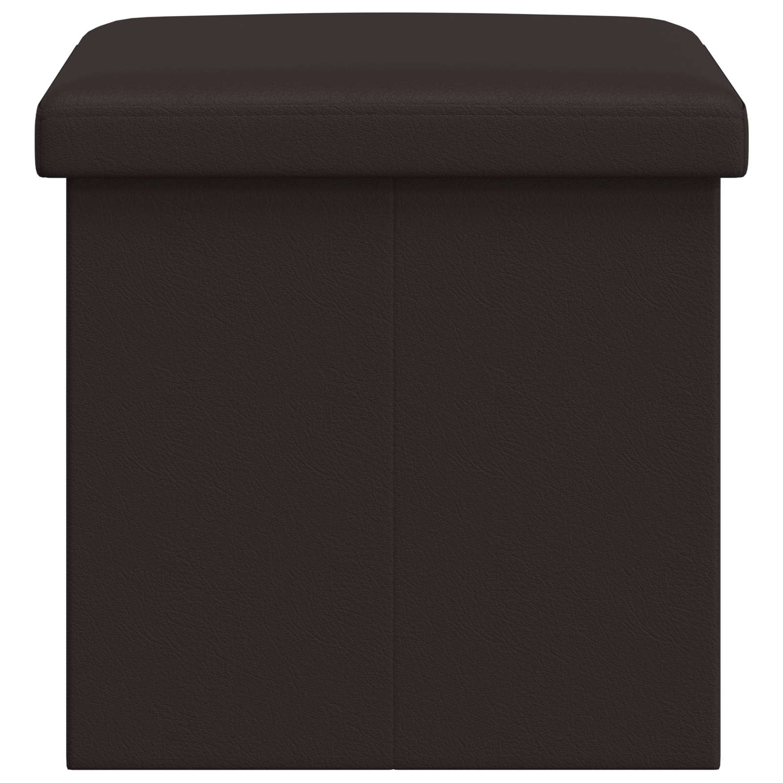 Vouwbare Opbergbank Bruin 180 kg 80 L 77 x 38 x 38 cm PVC
