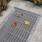 Lichtschachtdeksel 70 x 130 cm RVS 201 zilver