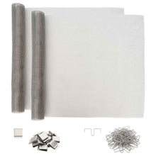 Lichtschachtdeksel met clips 2 st 70 x 190 cm RVS 201 zilver