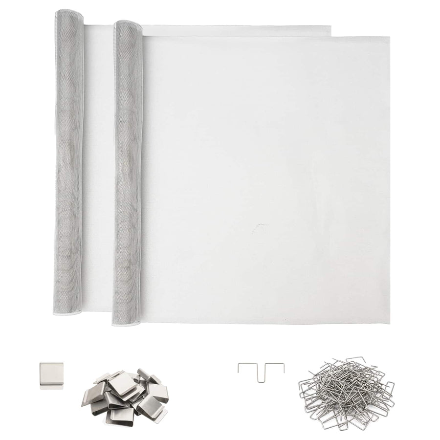 Lichtschachtdeksel met clips 2 st 70 x 130 cm Aluminium zilver