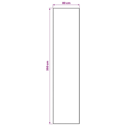 Vloerkleedloper LESAKA kleurrijk 80 x 350 cm Diamantvelours