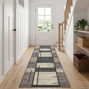 Vloerkleedloper 50x150 cm bruin diamantvelours