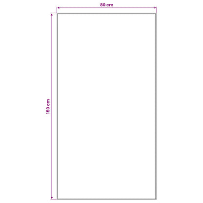 Vloerkleedloper LESAKA Bruin 80 x 150 cm Diamantvelours