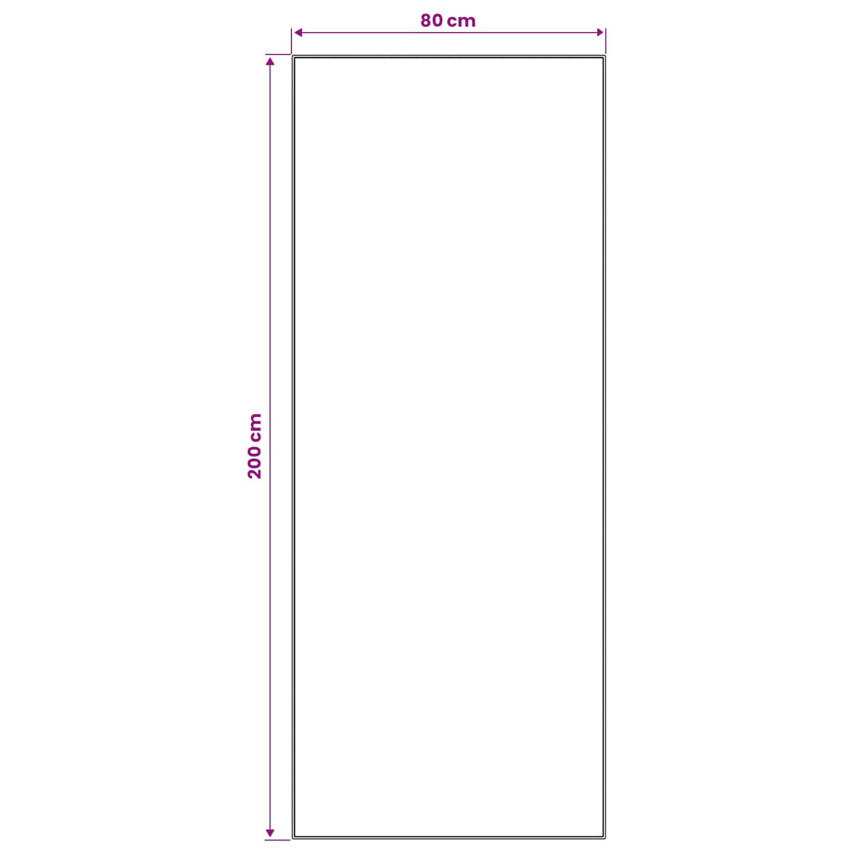 Vloerkleedloper LESAKA Bruin 80 x 200 cm Diamantvelours