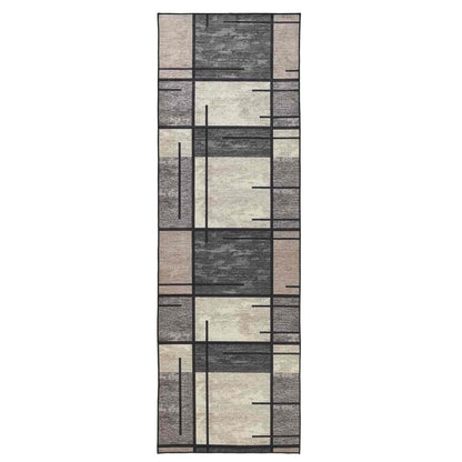Vloerkleedloper LESAKA Bruin 80 x 450 cm Diamantvelours