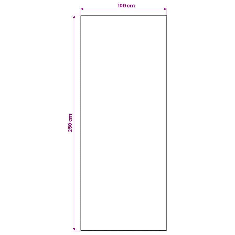Vloerkleedloper LESAKA kleurrijk 100 x 250 cm Diamantvelours