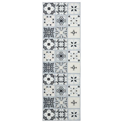 Vloerkleedloper ORIZ 1150 gsm Grijs en zwart 100% polyestervilt