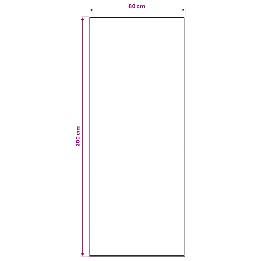 Vloerkleedloper ORIZ 1150 gsm Zwart gaaspatroon