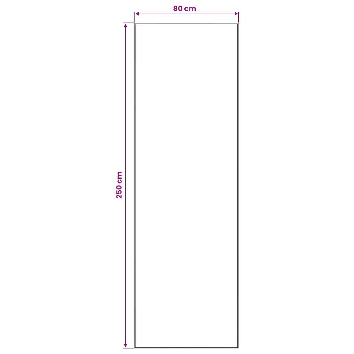 Vloerkleedloper ORIZ 1150 gsm Zwart gaaspatroon