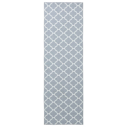 Vloerkleedloper ORIZ 1150 gsm Grijs en Wit 100% polyestervilt