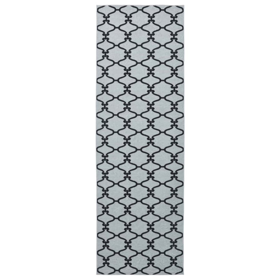 Vloerkleedloper ORIZ 1150 gsm Zwart gaaspatroon