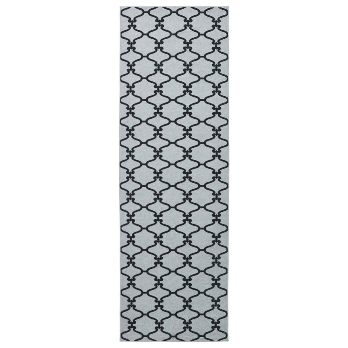 Vloerkleedloper ORIZ 1150 gsm Zwart gaaspatroon