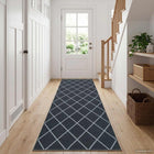 Vloerkleedloper ORIZ 1150 gsm Zwart gaaspatroon