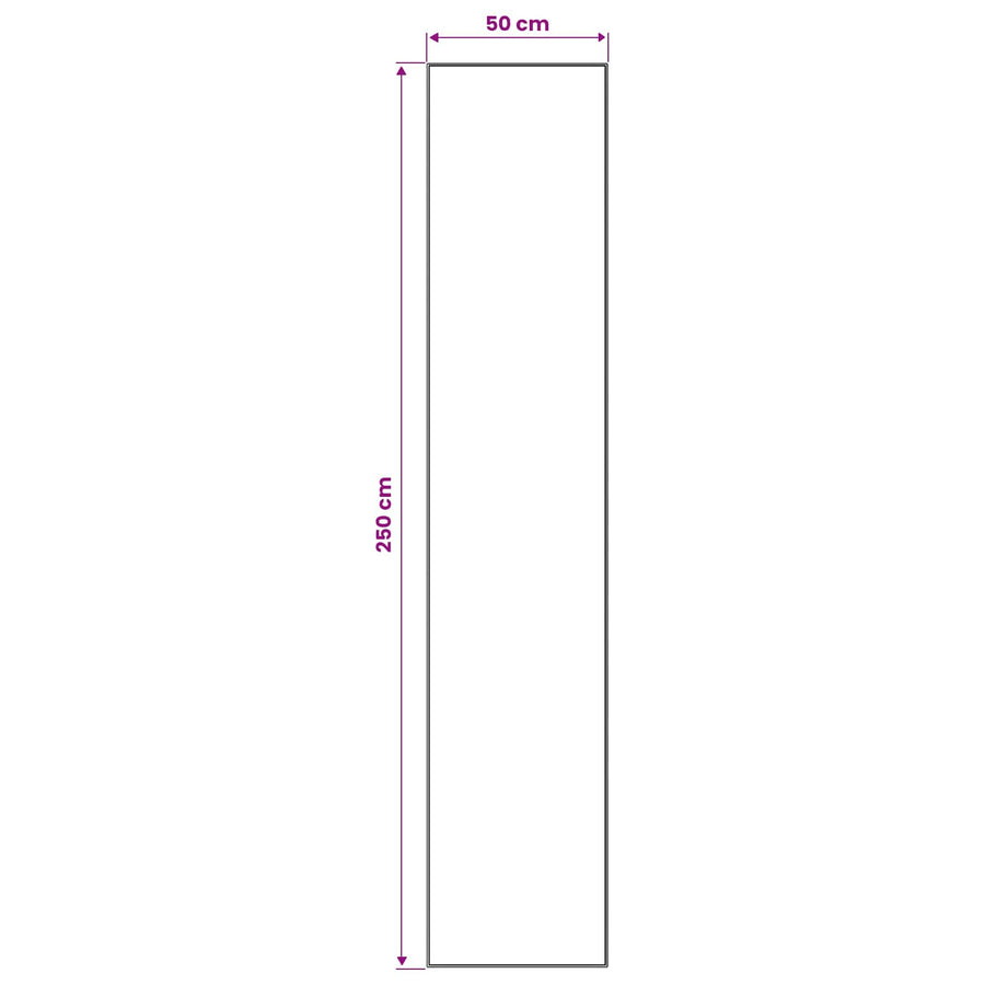 Vloerkleedloper ORIZ 1150 gsm Blauw 100% polyestervilt