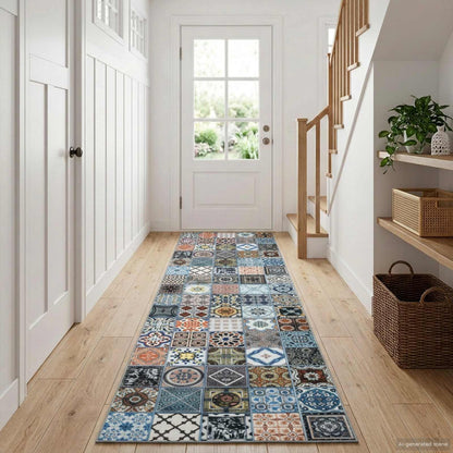 Vloerkleedloper ORIZ 1150 gsm Blauw 100% polyestervilt