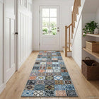 Vloerkleedloper ORIZ 1150 gsm Blauw 100% polyestervilt