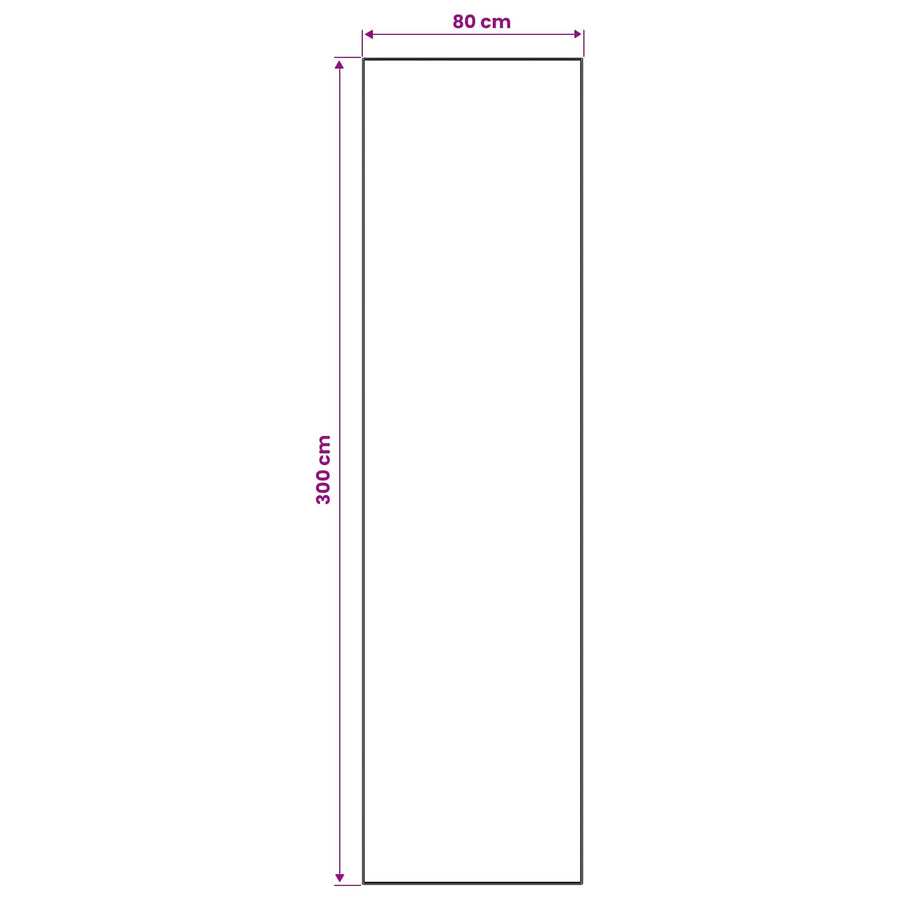 Vloerkleedloper ORIZ 1150 gsm Blauw 100% polyestervilt