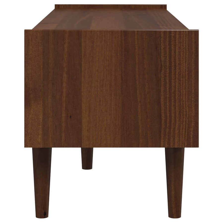 Tv-meubel BILBAO 114 x 40 x 45 cm Donkerkaramel