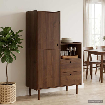 Kast BILBAO Caramel 100 x 45 x 160 cm