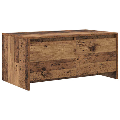 Salontafel Eikenhout 90 x 50 x 41,5 cm Bewerkt hout