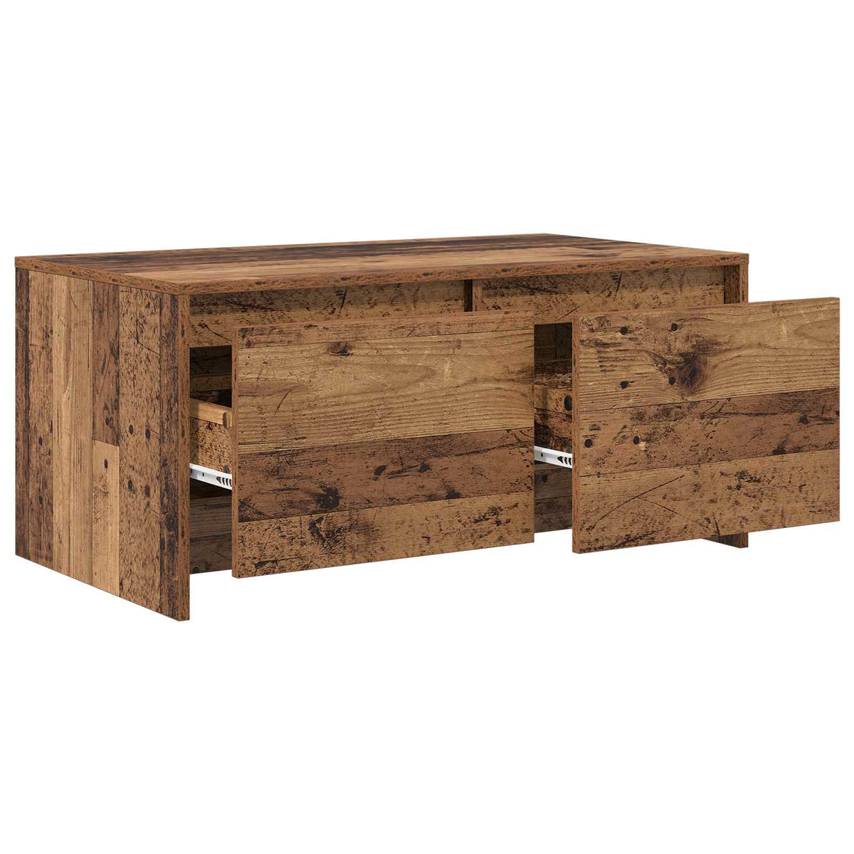 Salontafel Eikenhout 90 x 50 x 41,5 cm Bewerkt hout