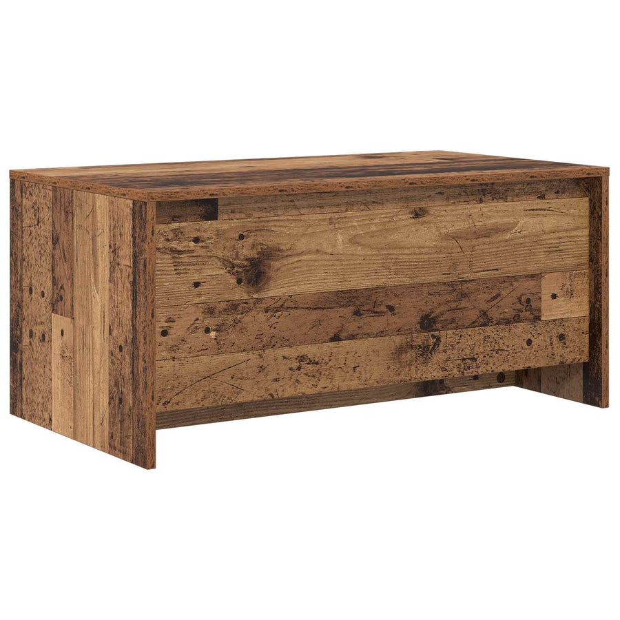 Salontafel Eikenhout 90 x 50 x 41,5 cm Bewerkt hout
