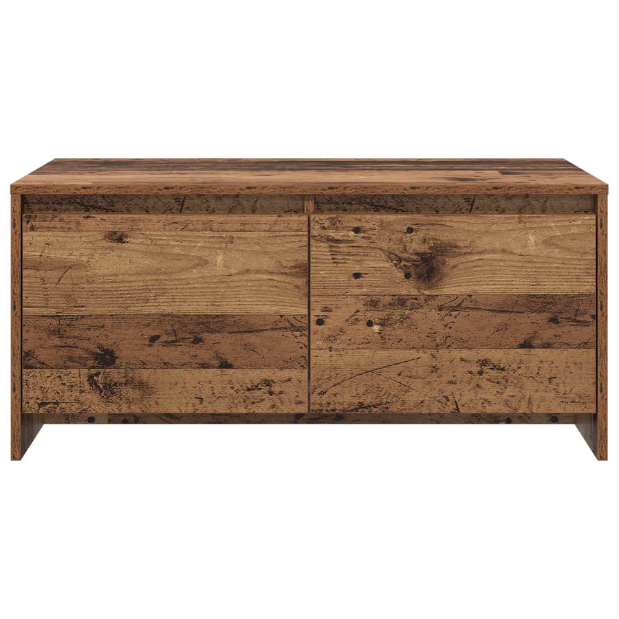 Salontafel Eikenhout 90 x 50 x 41,5 cm Bewerkt hout