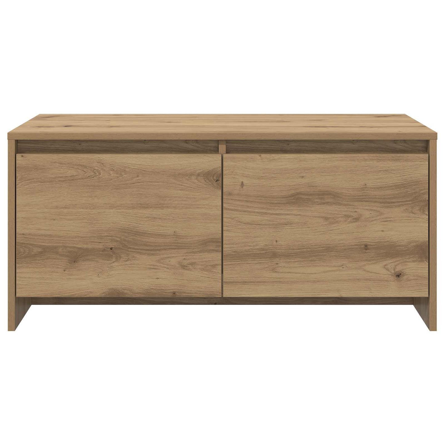 Salontafel Artisanaal eiken 90 x 50 x 41,5 cm Bewerkt hout