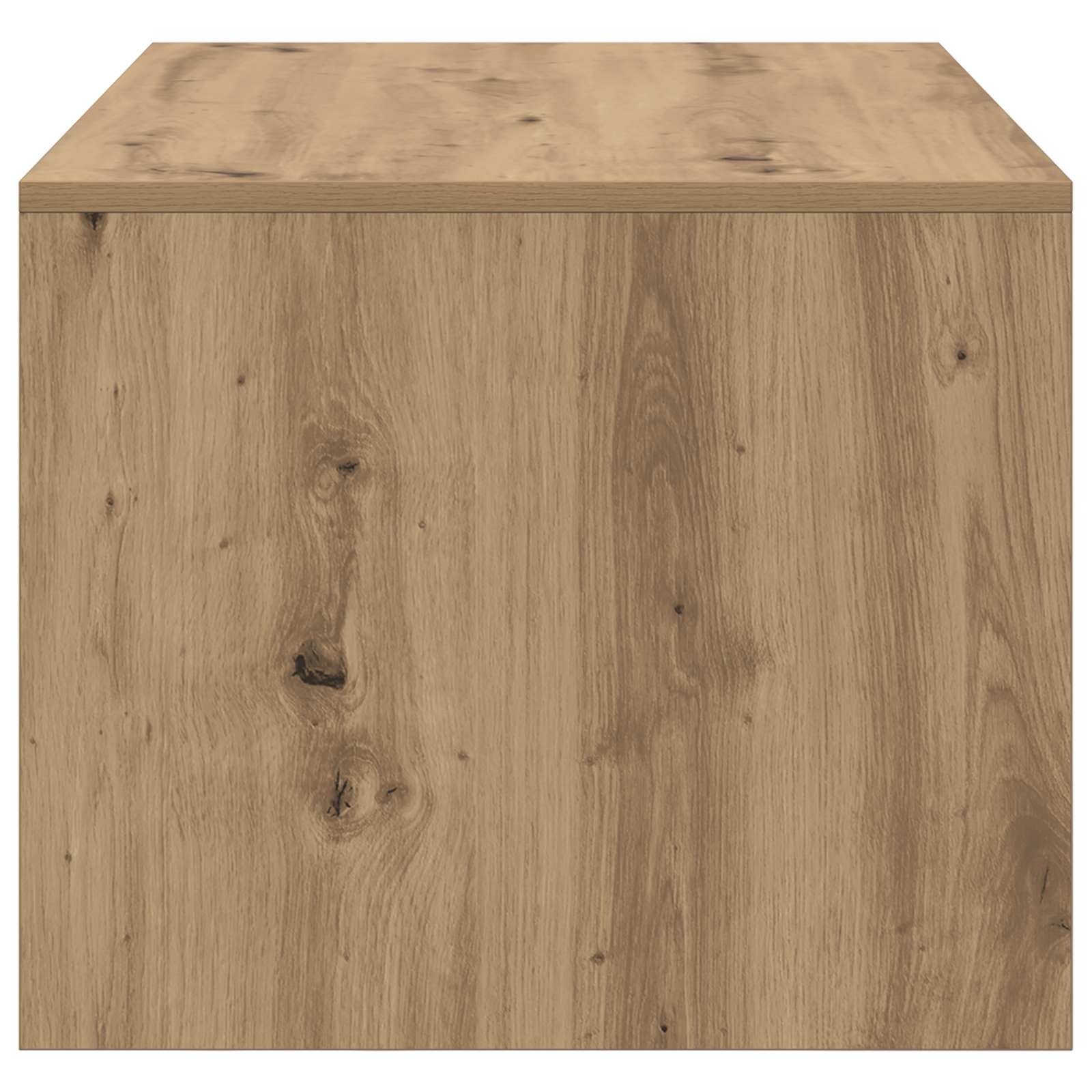 Salontafel Artisanaal eiken 90 x 50 x 41,5 cm Bewerkt hout