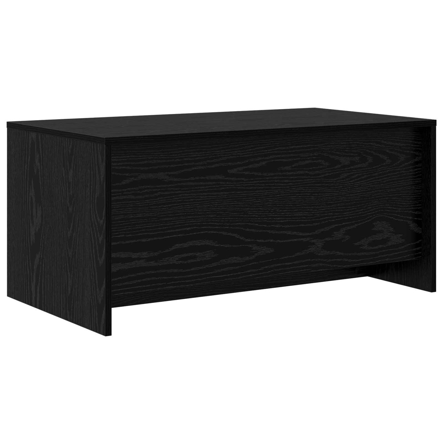 Salontafel Zwart eiken 90 x 50 x 41,5 cm Bewerkt hout