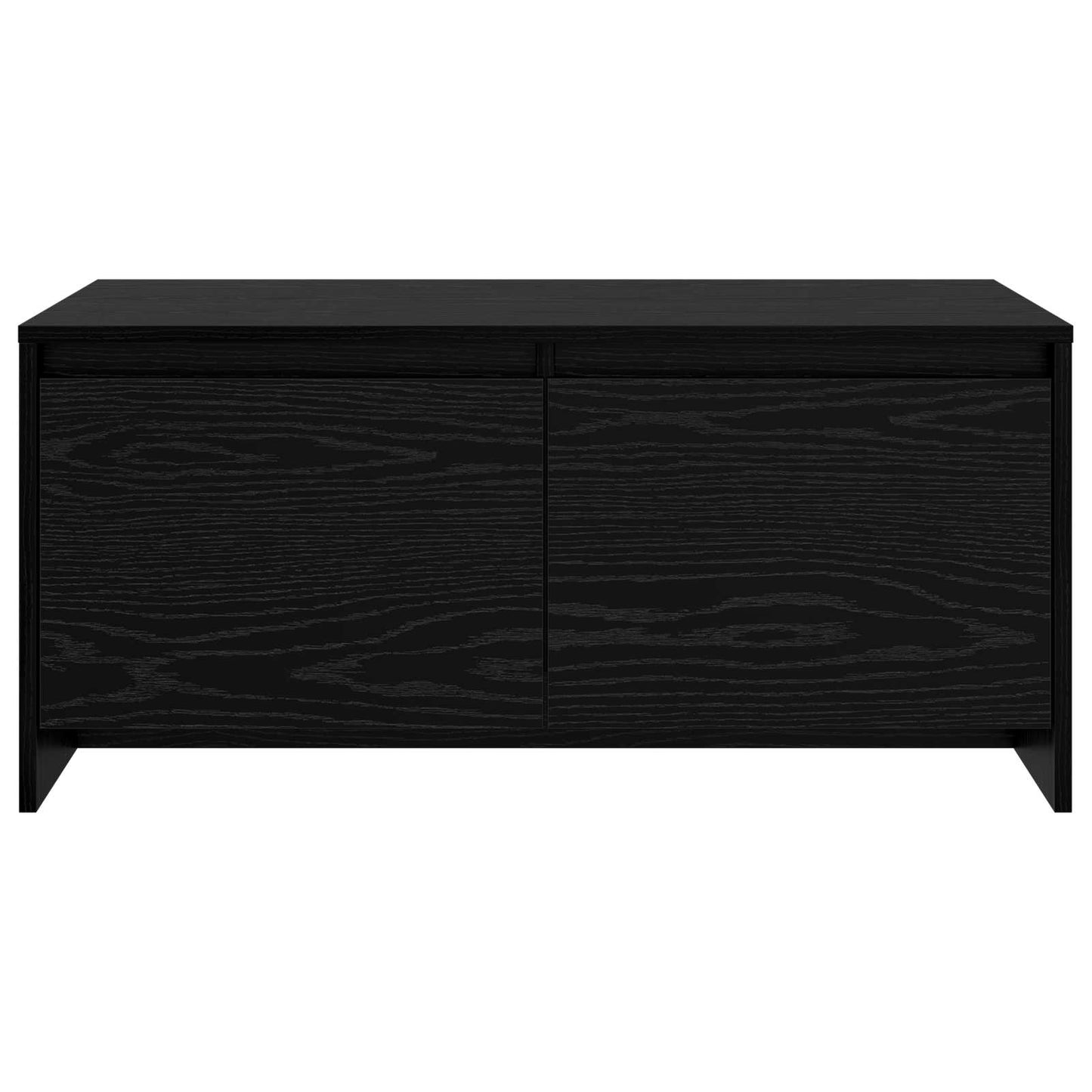 Salontafel Zwart eiken 90 x 50 x 41,5 cm Bewerkt hout