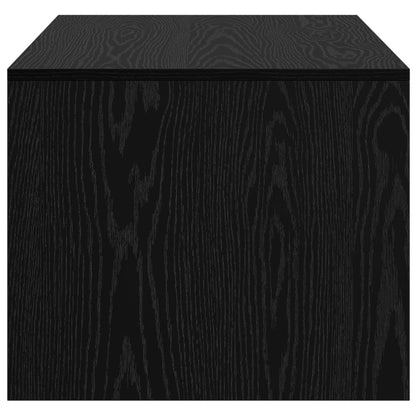 Salontafel Zwart eiken 90 x 50 x 41,5 cm Bewerkt hout